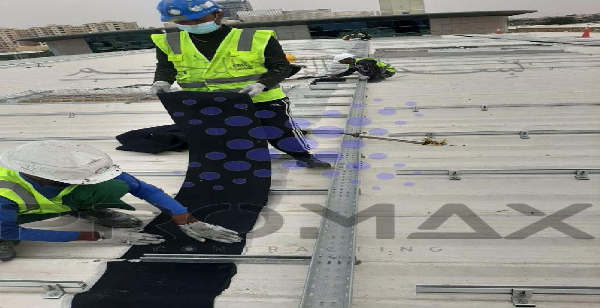 Nabc - metal roof waterproofing project by Promax in Dubai, UAE